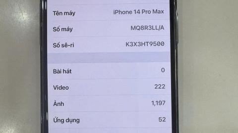 THANH LÝ iPHONE 14 PRO MAX 128GB – GIÁ 13 TRIỆU